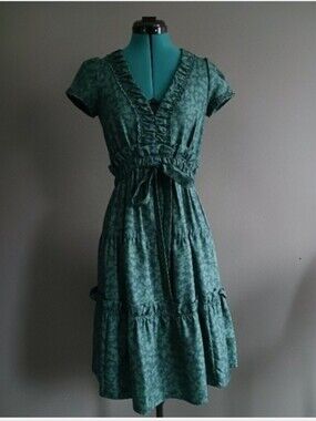marc jacobs green silk dress Marc Jacobs silk dress – insolito-vintage main image 1